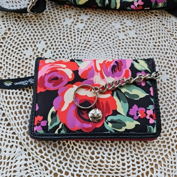 Lily Bloom Romantic Rose Blossom Crossbody And Matching Wallet Floral - Picture 7 of 14